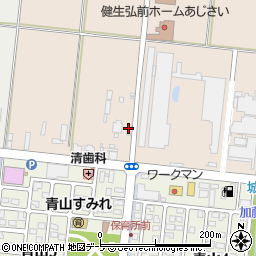 株式会社角弘弘前燃料センター周辺の地図