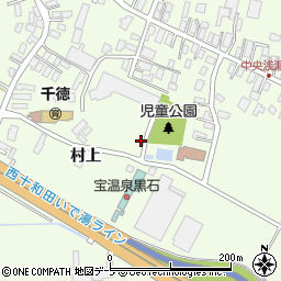 青森県黒石市浅瀬石（村上）周辺の地図