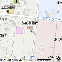 弘前警察署藤代駐在所周辺の地図