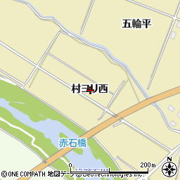 青森県黒石市石名坂村ヨリ西周辺の地図
