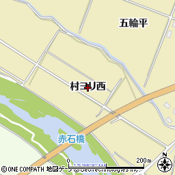 青森県黒石市石名坂（村ヨリ西）周辺の地図