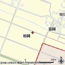 青森県田舎館村（南津軽郡）諏訪堂（松岡）周辺の地図