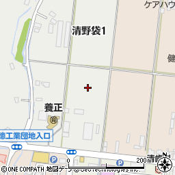 青森県弘前市清野袋1丁目10周辺の地図