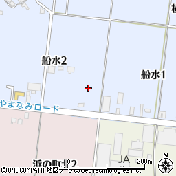 青森県弘前市船水2丁目4周辺の地図