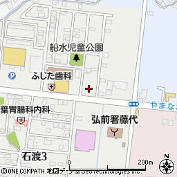 北日本石油株式会社　青森支店石渡給油所周辺の地図