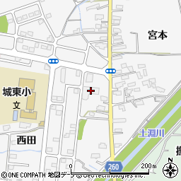 山郷館訪問介護センター周辺の地図