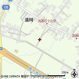 青森県黒石市浅瀬石周辺の地図