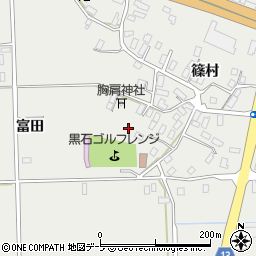 青森県黒石市中川周辺の地図