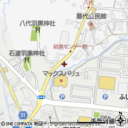 青森県弘前市八代町1-1周辺の地図