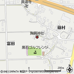 胸肩神社周辺の地図