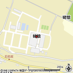 青森県黒石市石名坂（姥懐）周辺の地図