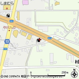 青森県黒石市中川篠村26周辺の地図