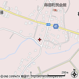 青森県弘前市蒔苗野田13周辺の地図