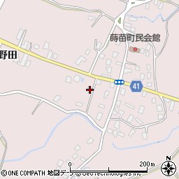 青森県弘前市蒔苗野田17周辺の地図