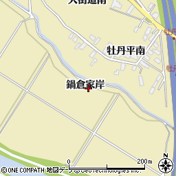 青森県黒石市石名坂鍋倉家岸周辺の地図