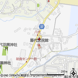 青森県弘前市八代町周辺の地図