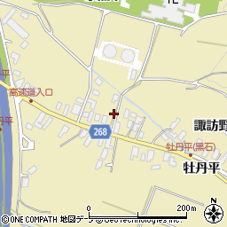 青森県黒石市牡丹平牡丹平26周辺の地図