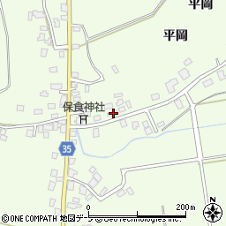 青森県弘前市鼻和平岡22-3周辺の地図