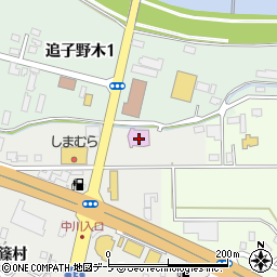 青森県黒石市中川篠村16周辺の地図