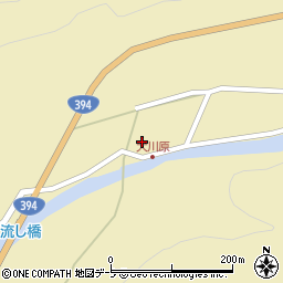 青森県黒石市大川原萢森下2周辺の地図