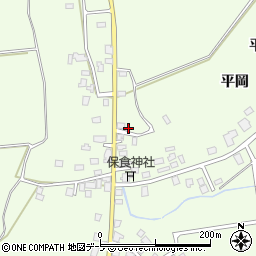 青森県弘前市鼻和平岡66周辺の地図