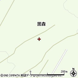 青森県弘前市常盤野黒森28-13周辺の地図