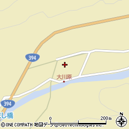 青森県黒石市大川原萢森下41周辺の地図