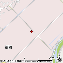 青森県弘前市蒔苗福岡周辺の地図
