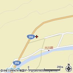 青森県黒石市大川原萢森下39-1周辺の地図