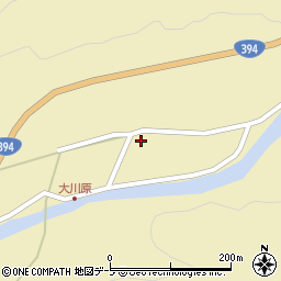 青森県黒石市大川原萢森下11周辺の地図