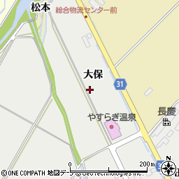 青森県弘前市石渡大保周辺の地図