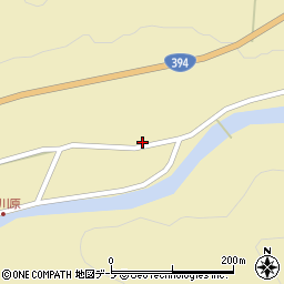 青森県黒石市大川原萢森下26周辺の地図