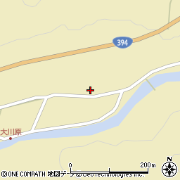 青森県黒石市大川原萢森下24周辺の地図