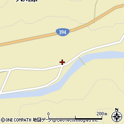 青森県黒石市大川原萢森下28周辺の地図