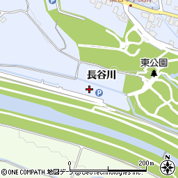 青森県黒石市追子野木長谷川周辺の地図
