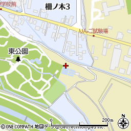 青森県黒石市石名坂（石法師）周辺の地図