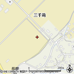 青森県弘前市町田三千苅周辺の地図