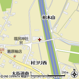 青森県黒石市牡丹平観音澤1周辺の地図