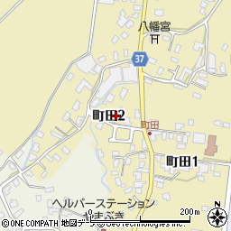 青森県弘前市町田2丁目周辺の地図