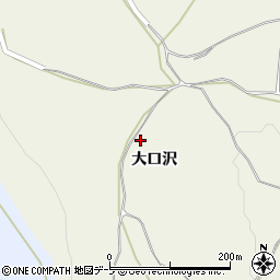 青森県弘前市細越大口沢周辺の地図