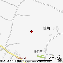 青森県弘前市富栄笹崎周辺の地図