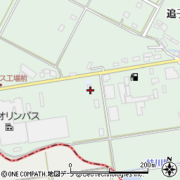 青森県黒石市追子野木川合周辺の地図