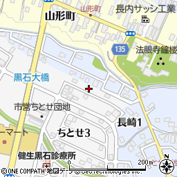 青森県黒石市ちとせ3丁目26周辺の地図