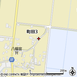 青森県弘前市町田3丁目周辺の地図