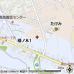 青森県黒石市角田86周辺の地図