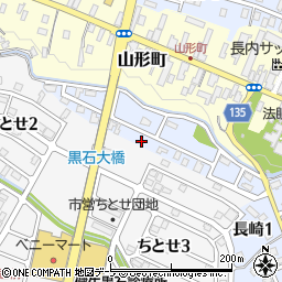 青森県黒石市長崎1丁目67周辺の地図