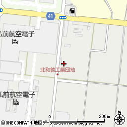 青森県弘前市清野袋岡部603周辺の地図