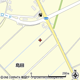 青森県弘前市独狐島田32周辺の地図