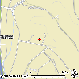 青森県黒石市牡丹平柏木山愛宕澤周辺の地図