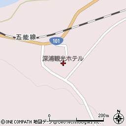 深浦観光ホテル周辺の地図